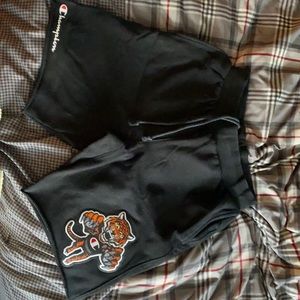 Black champion shorts